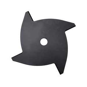 Black Carbon Steel 4T Outdoor Grass Brush Trimmer Saw Blade For Cutting Grass
