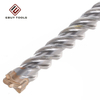 High Performance Carbide Single Tip S4 Flute SDS Plus Hammer Drill Bit for Concrete Masonry Granite