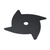 Black Carbon Steel 4T Outdoor Grass Brush Trimmer Saw Blade For Cutting Grass