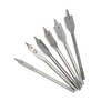  Silvery Working Flat Wood Drill Bit Set
