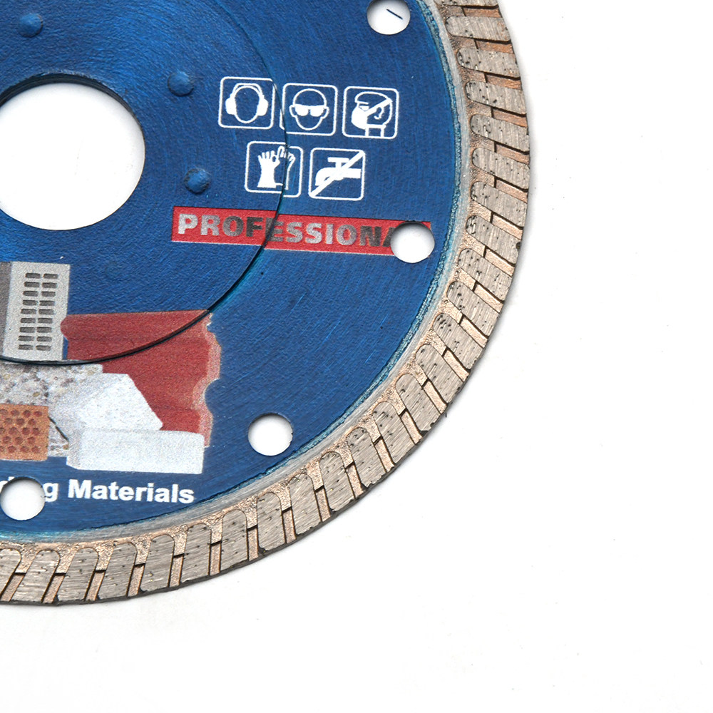Turbo Diamond PCD Saw Blade Silent Tools Cutting Blade and Disc for Brick Ceramic Marble