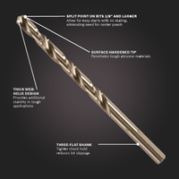 Cobalt M42 Drill HSS Bit M2 Titanium HSS Drill Bit