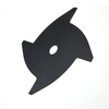 Black Carbon Steel 4T Outdoor Grass Brush Trimmer Saw Blade For Cutting Grass