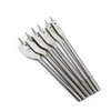  Silvery Working Flat Wood Drill Bit Set