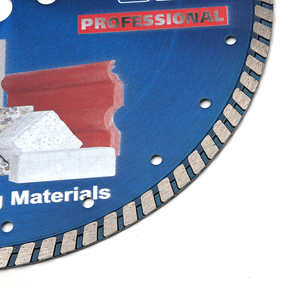 Super Thin Sintered Turbo Diamond Pcd Saw Blade Circular Silent Cutting Blade For Cutting Porcelain