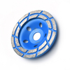 Abrasive Double Row Diamond Cup Grinding Wheel For Polishing