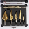 Professional HSS Step Drill Bit Titanium Coating