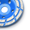 Abrasive Double Row Diamond Cup Grinding Wheel For Polishing