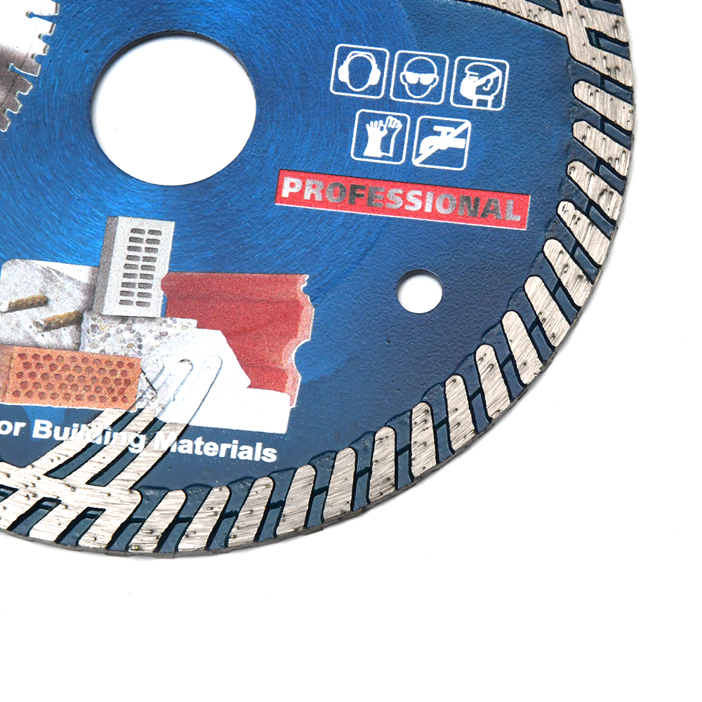 105-300mm Turbo Wave Diamond Saw Blade Circular Continous Rim Cutting Blade