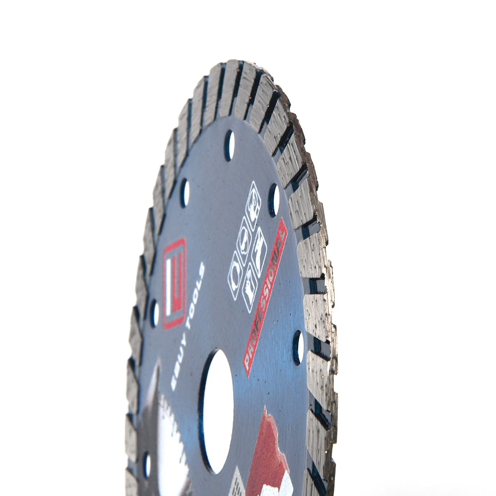 105/115/ 125mm Hot pressed super thin turbo diamond cutting disc turbo diamond saw blade 