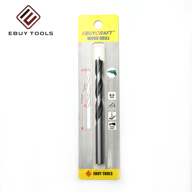 HSS Straight Shank 8PCS Twist Drill Set Drill Bit Set for Metal