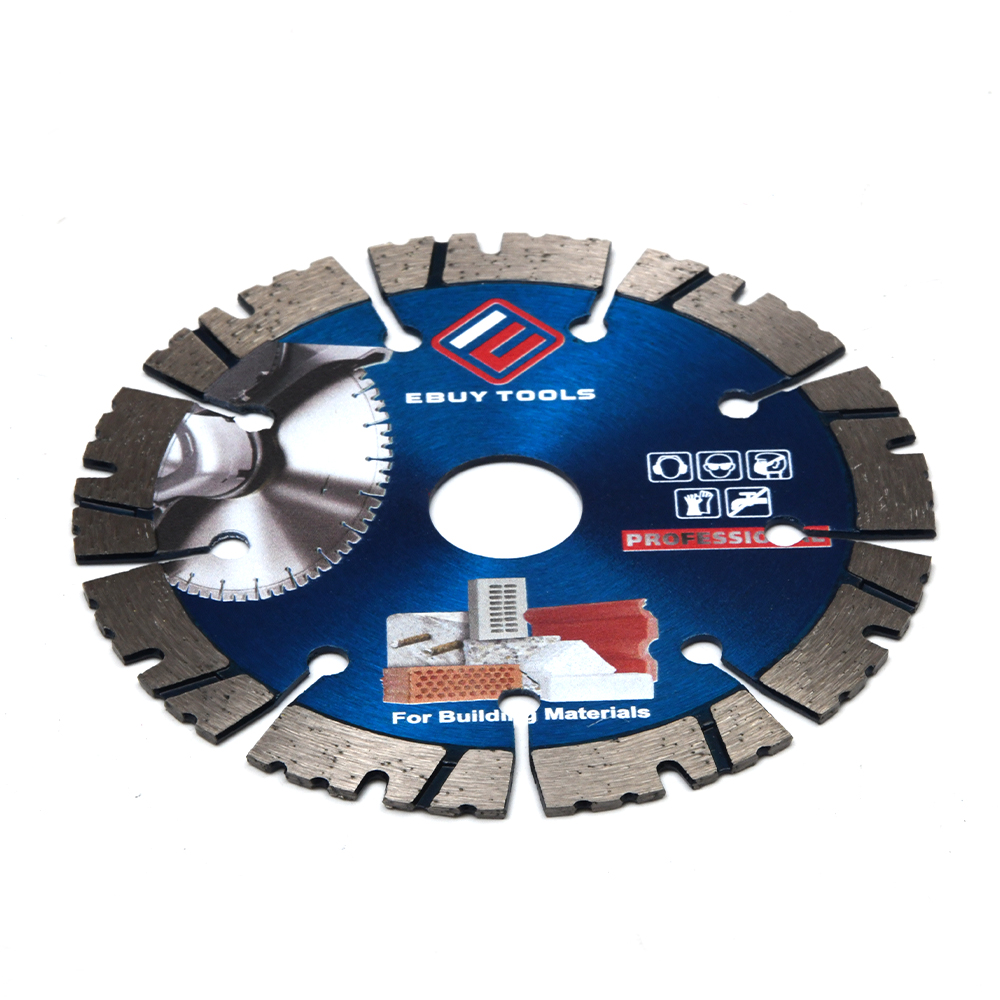 Ebuy Tools Segmented Diamond Saw Blade Dry Cutting Disc Diamond Saw Blade for Granite Cutting