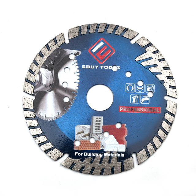 Ebuy Diamond Saw Blade Segmented Circular Cutting Blade for Marble Granite Concrete