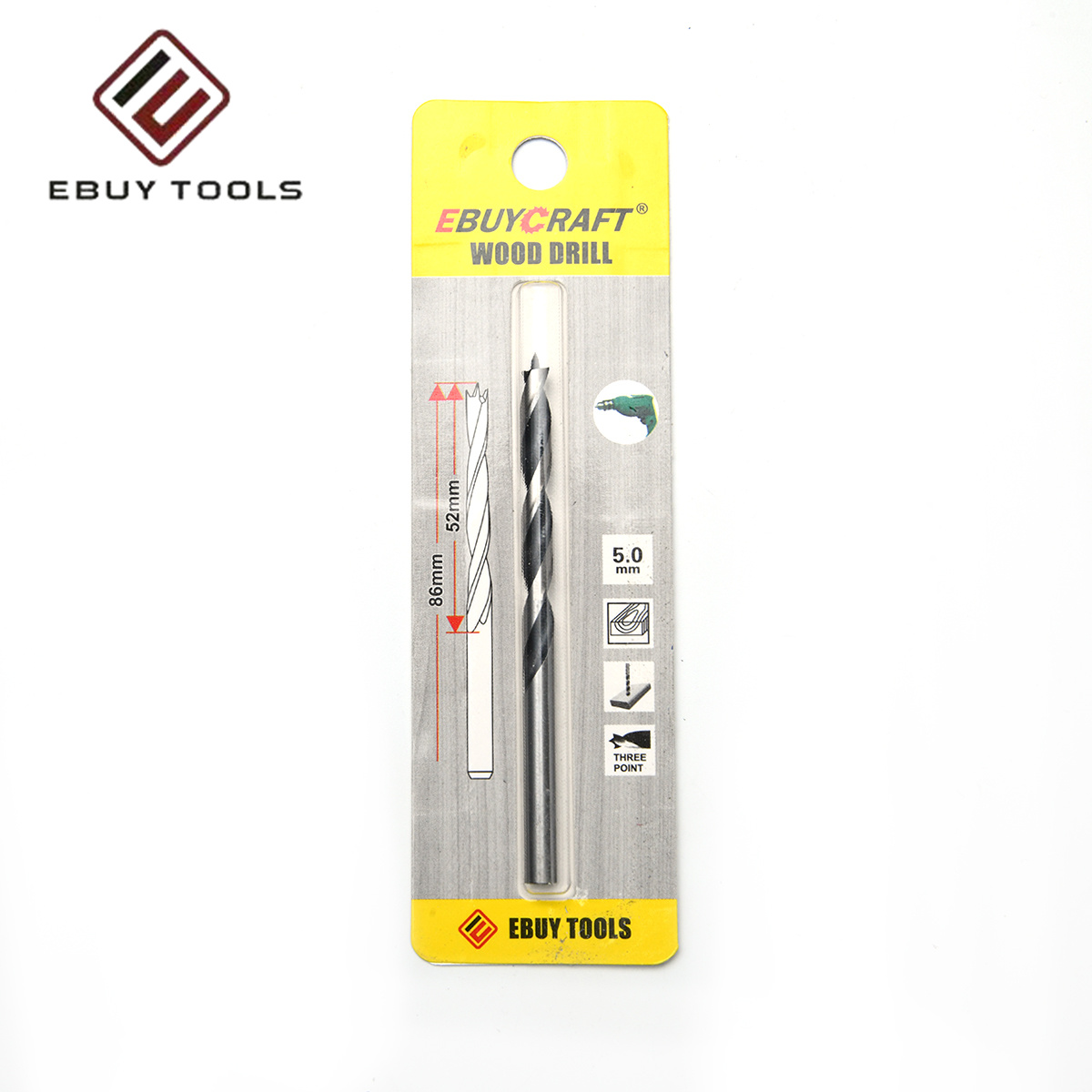 HSS Straight Shank 8PCS Twist Drill Set Drill Bit Set for Metal