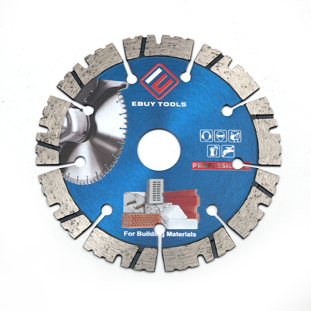 Ebuy Tools Segmented Diamond Saw Blade Dry Cutting Disc Diamond Saw Blade for Granite Cutting