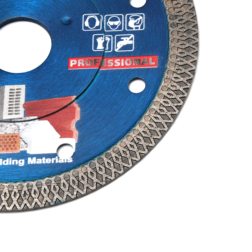 115mm Turbo Net Circular Saw Blade For Cutting Porcelain Tiles Granite