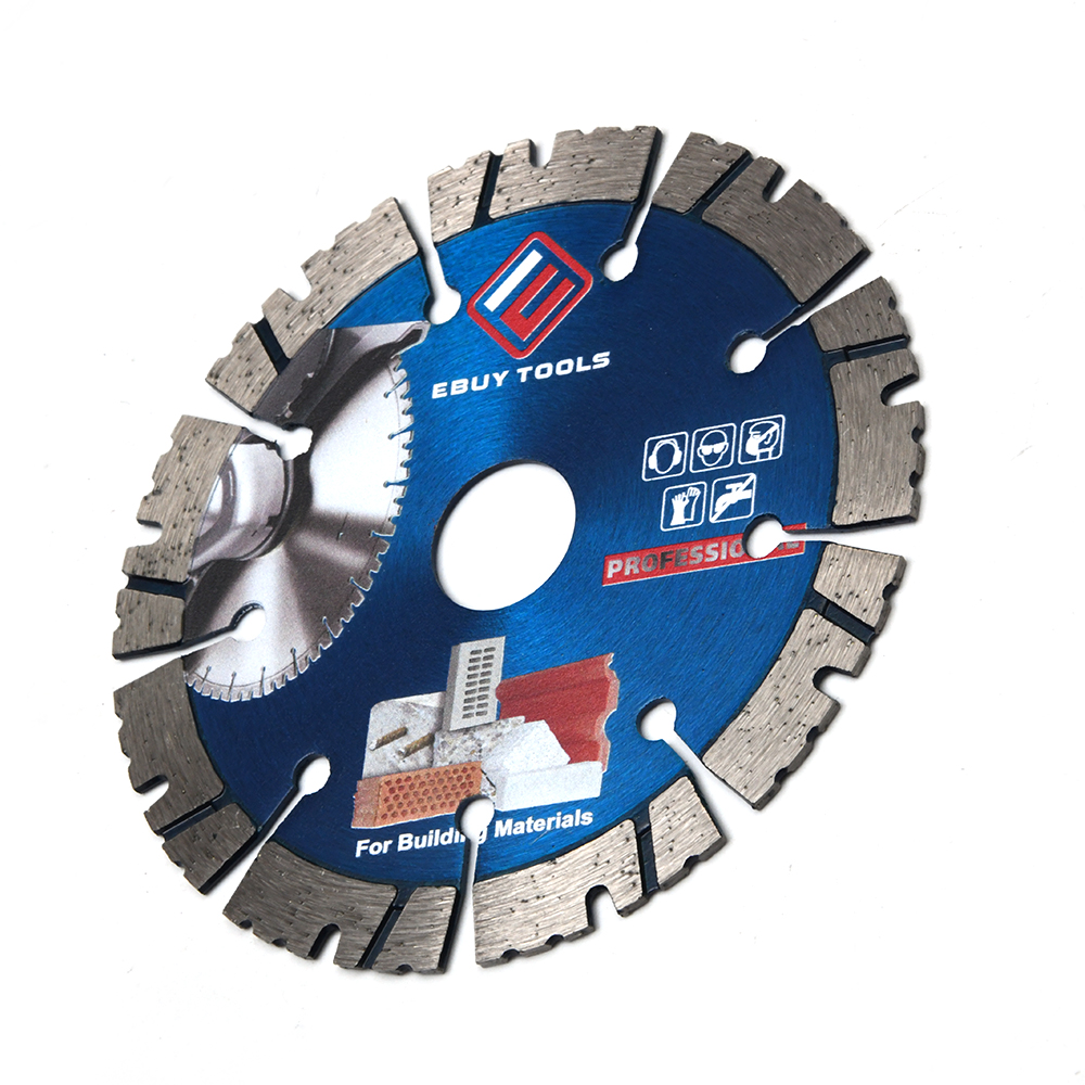 Ebuy Tools Segmented Diamond Saw Blade Dry Cutting Disc Diamond Saw Blade for Granite Cutting