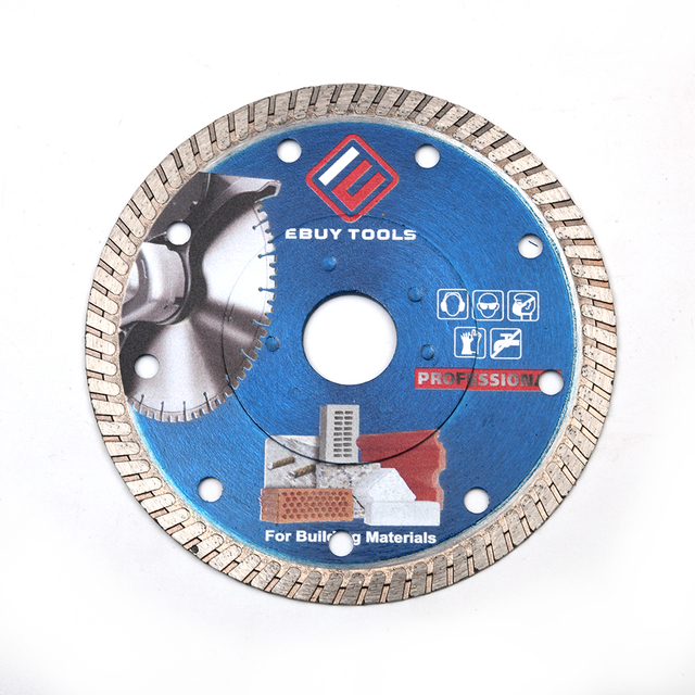 Turbo Diamond PCD Saw Blade Silent Tools Cutting Blade and Disc for Brick Ceramic Marble