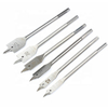  Silvery Working Flat Wood Drill Bit Set